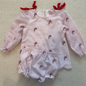 Seersucker Candy Cane set